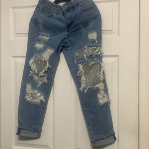 Fashion nova boyfriend jeans